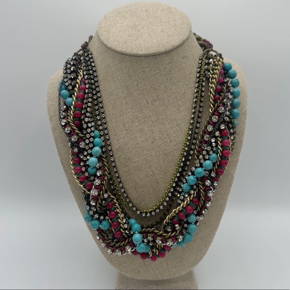 Stella & Dot Bombeleo Statement Necklace